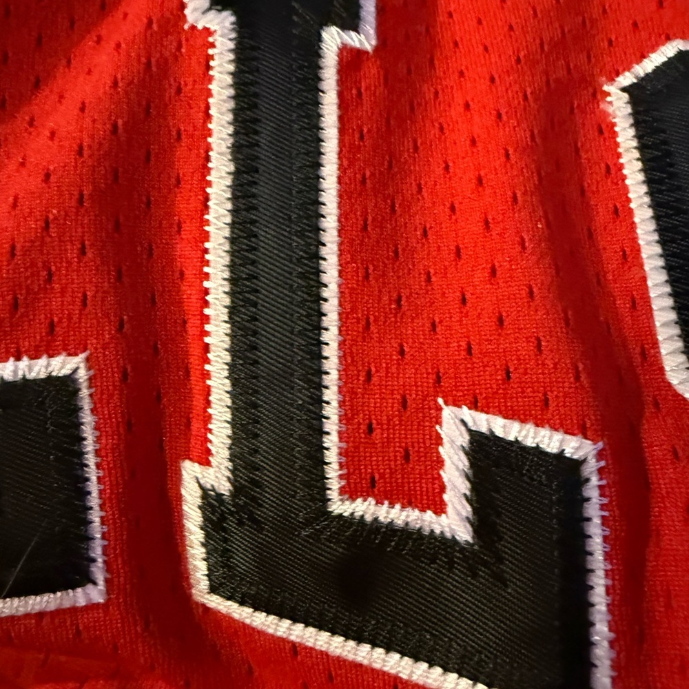Nike Red and Black Men's Tank Top